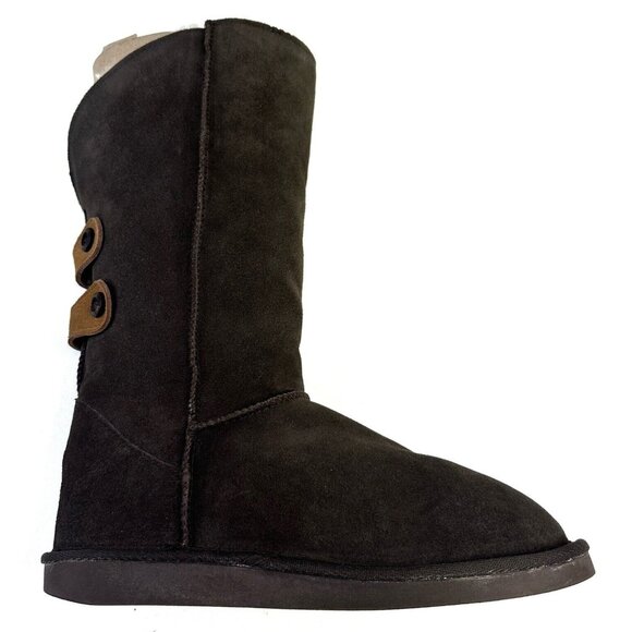 Emu Wool Zoe Women's Winter Boots Merino Wool Lining Gray Suede Size 8 W20221 - Picture 6 of 14